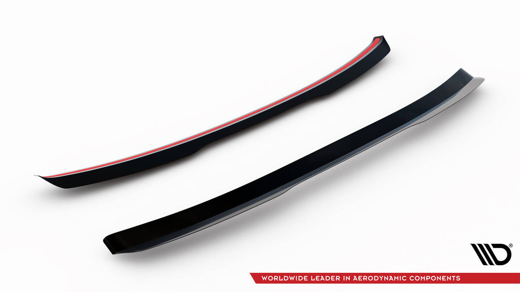 Maxton Design Spoiler CAP passend für Ford Focus ST Mk3 / Mk3 FL schwarz Hochglanz