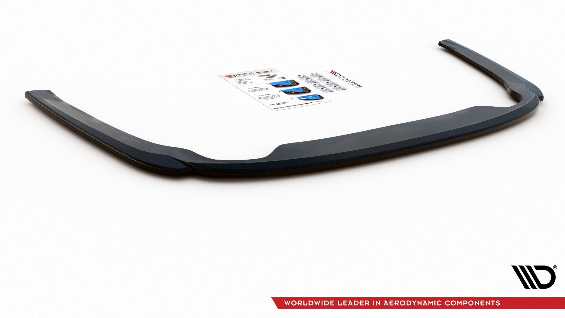 Maxton Design Mittlerer Diffusor Heck Ansatz für Skoda Octavia Mk4 Carbon Look