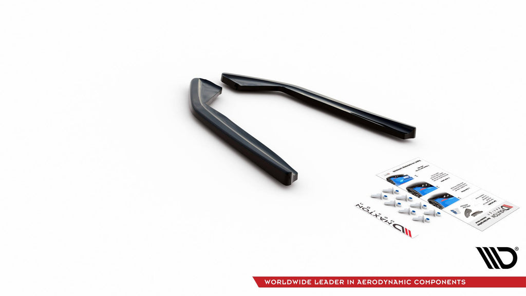 Maxton Design Heck Ansatz Flaps Diffusor V.2 passend für Honda Accord Mk7 Type-S schwarz Hochglanz