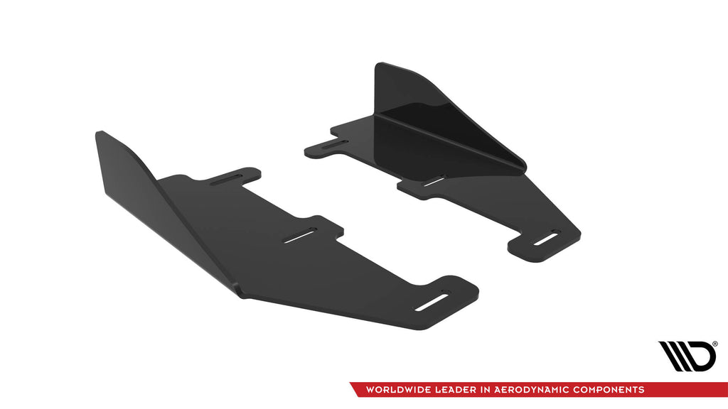 Maxton Design Seitenschweller Flaps passend für Ford Fiesta ST / ST-Line Mk8 schwarz Hochglanz
