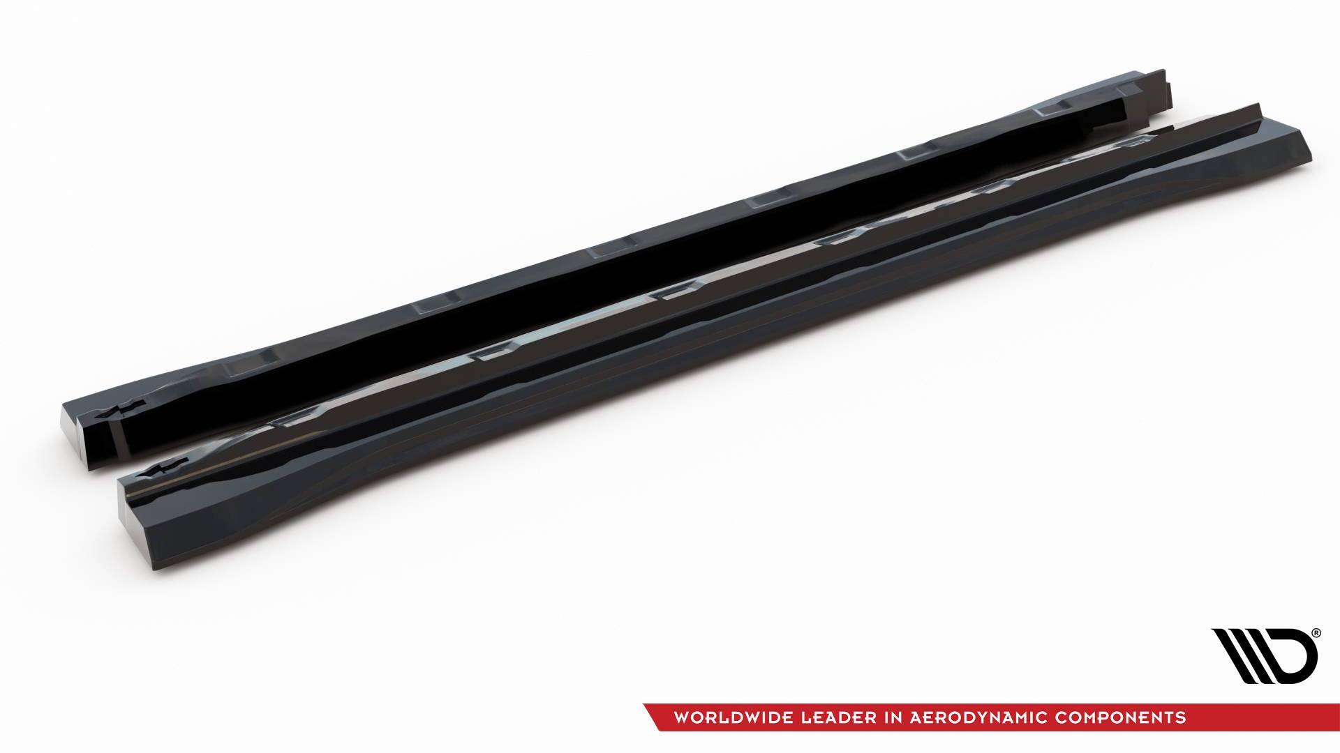 Maxton Design Street+ Seitenschweller Leisten passend für Ford Edge ST Mk2 Facelift schwarz Hochglanz