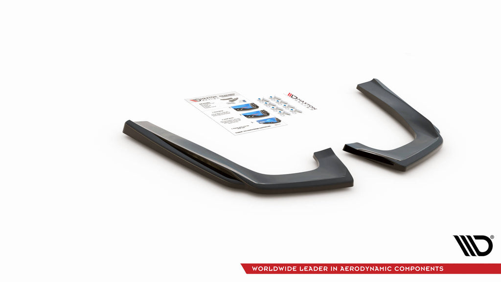 Maxton Design Heck Ansatz Flaps Diffusor V.1 passend für Mercedes-Benz GLE Coupe 63 AMG C292 schwarz Hochglanz