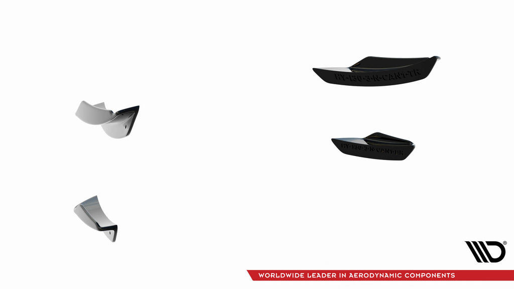 Maxton Design Stoßstangen Flaps Wings vorne Canards passend für Hyundai I30 N Mk3