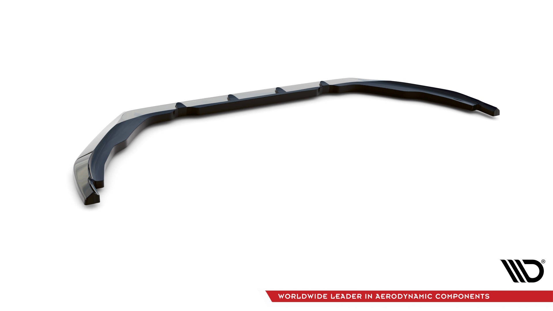 Maxton Design Street+ Spoilerlippe Front Ansatz V.1 passend für Peugeot 208 GTi Mk1 schwarz Hochglanz