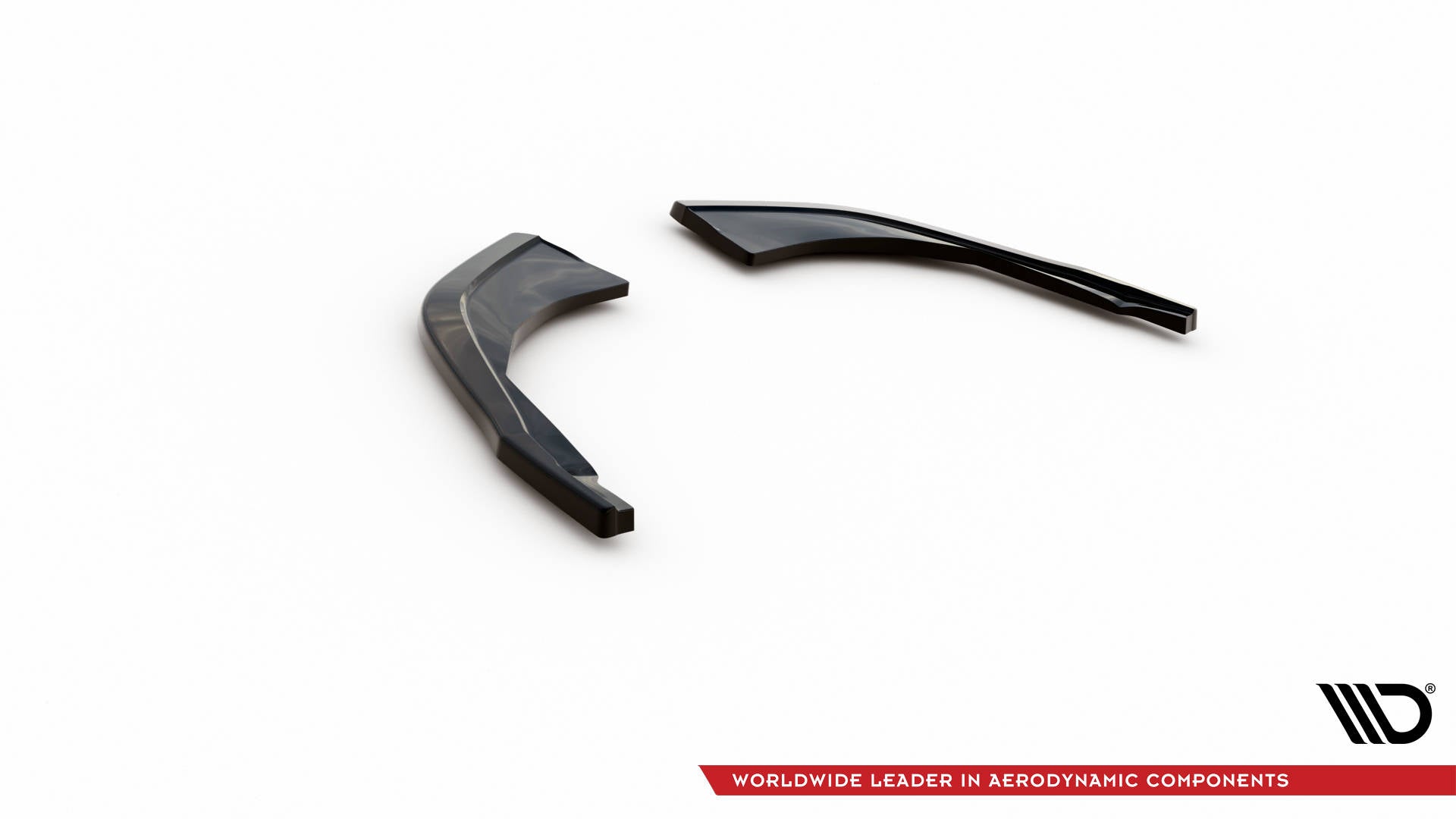 Maxton Design Heck Ansatz Flaps Diffusor passend für VW Atlas Cross schwarz Hochglanz