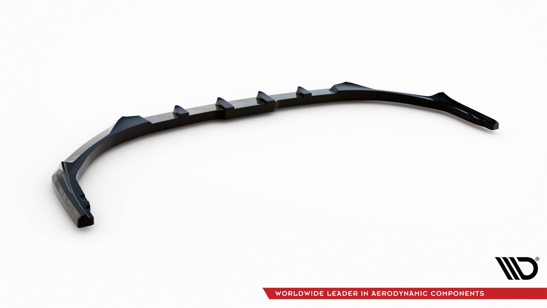 Maxton Design Street+ Spoilerlippe Front Ansatz V.2 passend für Peugeot 308 Mk3 schwarz Hochglanz
