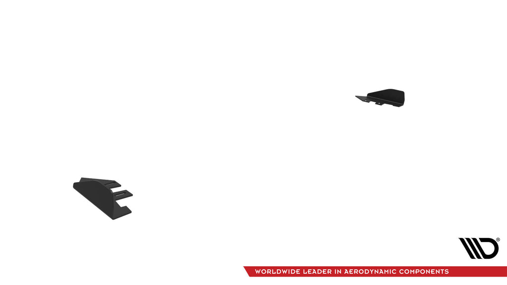 Maxton Design Hintere Seiten Flaps passend für BMW M2 G87 schwarz Hochglanz