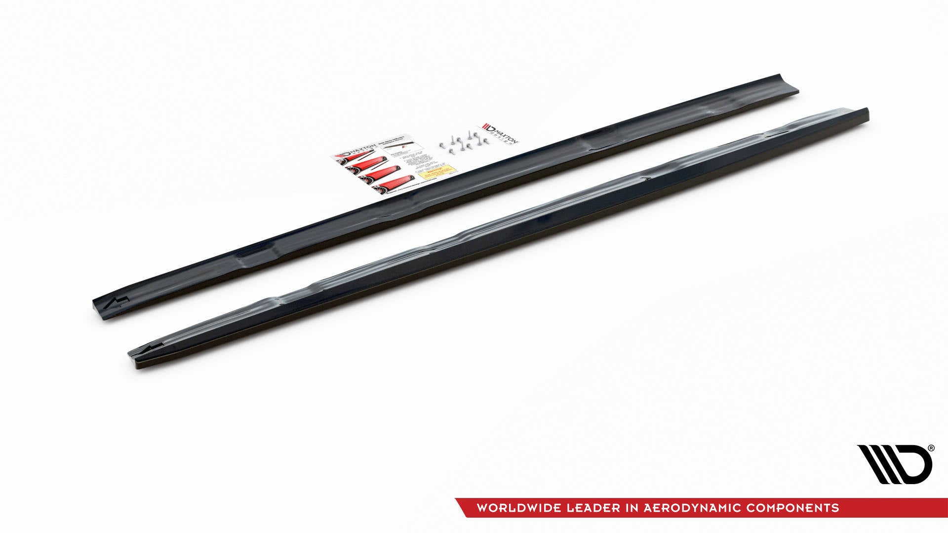 Maxton Design Street+ Seitenschweller Leisten passend für Seat Ibiza Cupra Mk3 schwarz Hochglanz