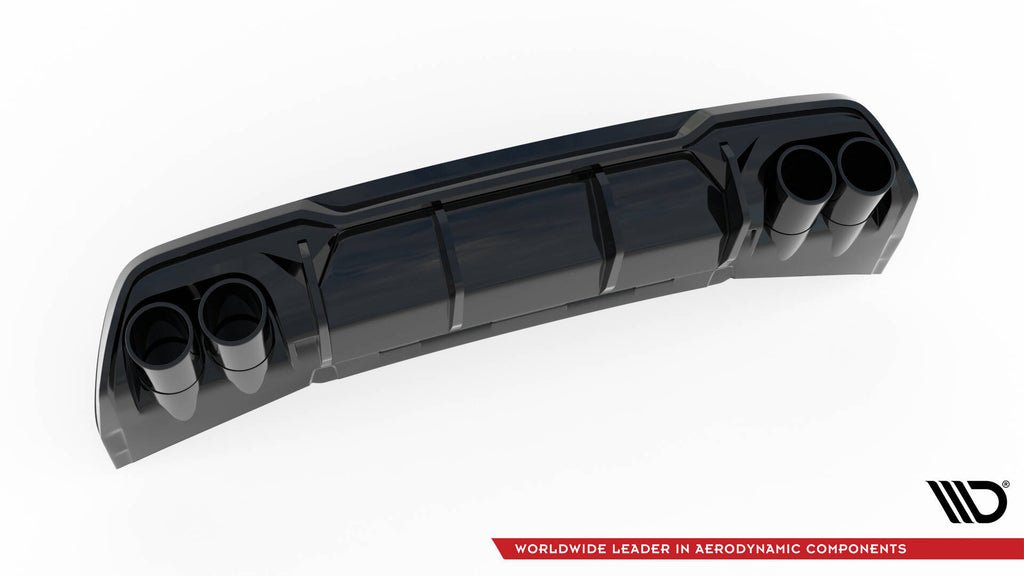 Maxton Design Diffusor Heck Ansatz + Endrohre passend für Cupra Formentor Mk1