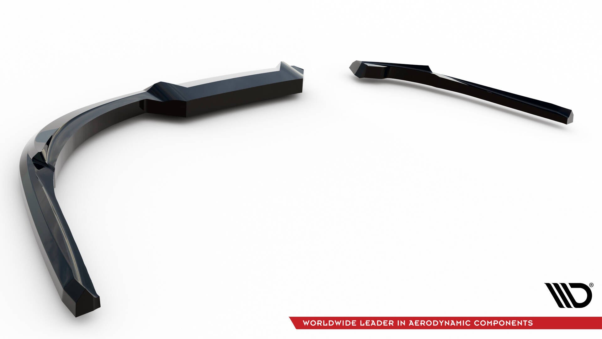 Maxton Design Heck Ansatz Flaps Diffusor passend für Jaguar XE R-Sport X760 schwarz Hochglanz