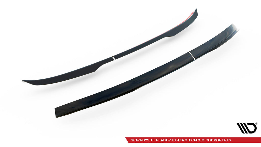 Maxton Design Spoiler CAP passend für Ford Transit Courier Mk1 schwarz Hochglanz