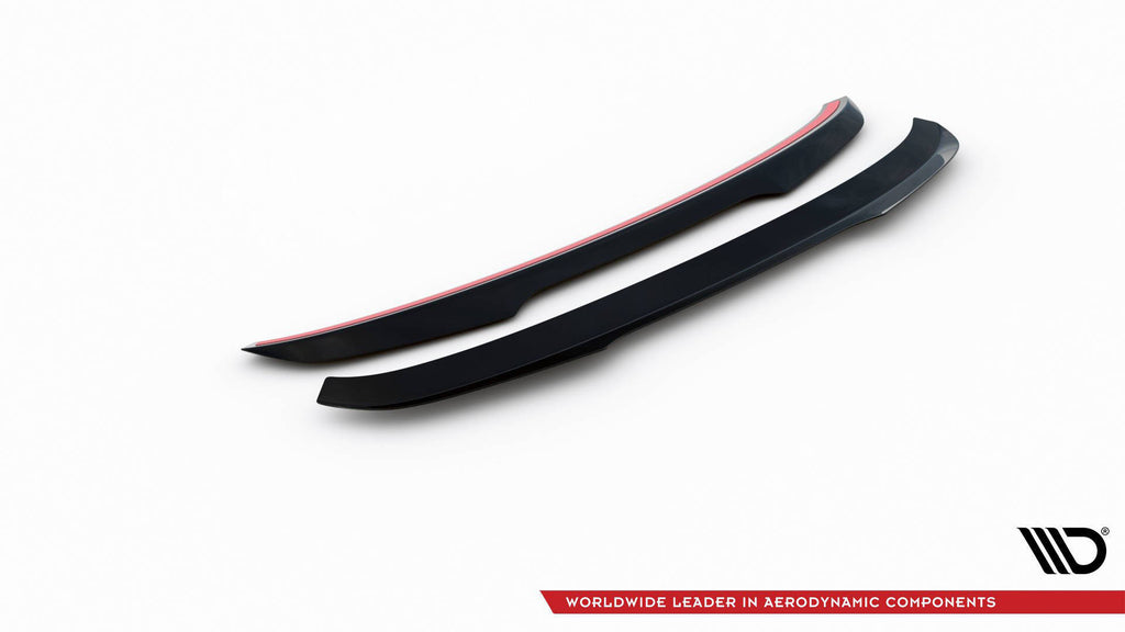 Maxton Design Spoiler CAP passend für Skoda Kamiq Mk1 schwarz Hochglanz