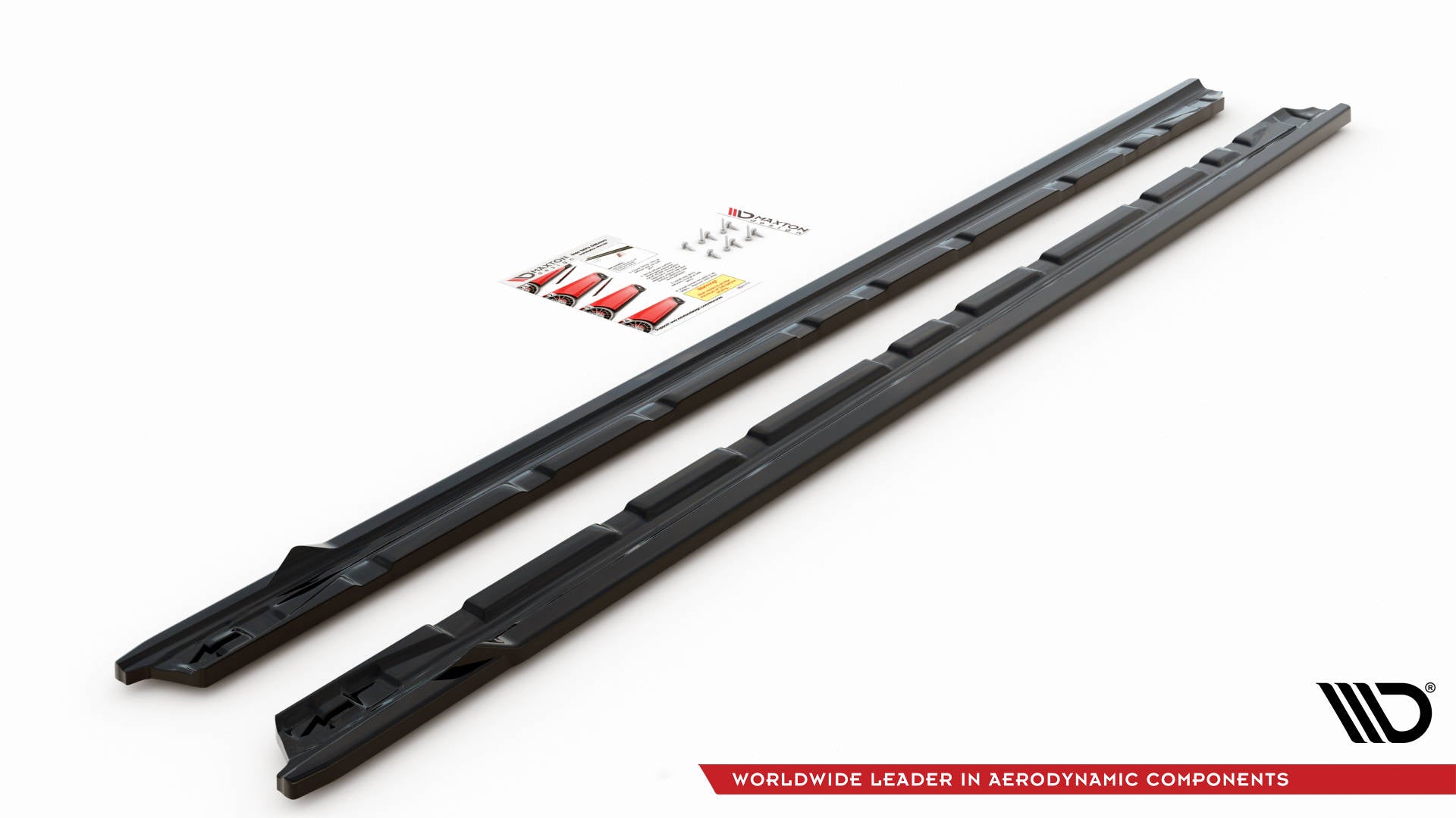 Maxton Design Street+ Seitenschweller Leisten passend für Opel Insignia Mk2 schwarz Hochglanz