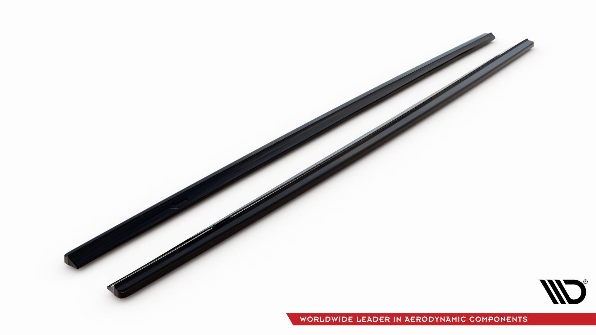 Maxton Design Street+ Seitenschweller Leisten passend für VW Passat B7 schwarz Hochglanz