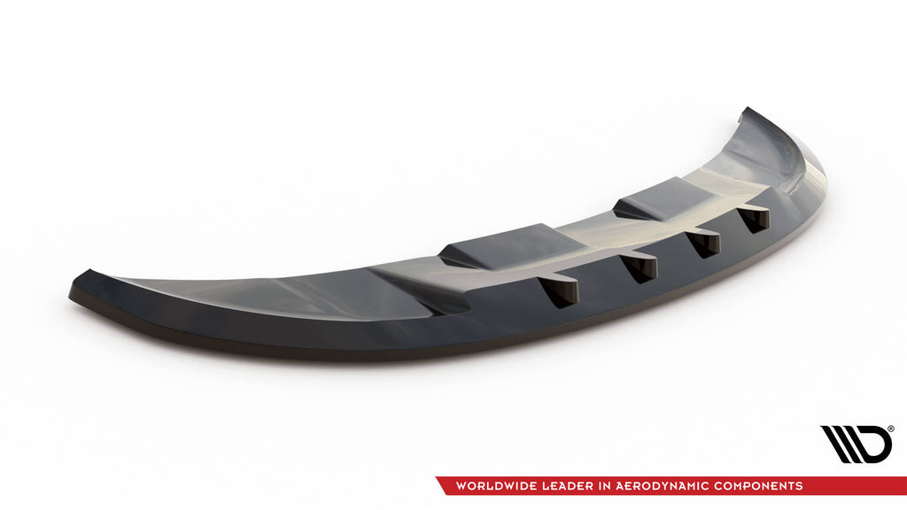 Maxton Design Street+ Spoilerlippe Front Ansatz V.1 passend für Land Rover Range Rover Sport SVR Mk2 schwarz Hochglanz