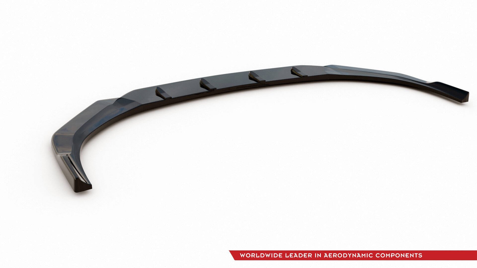 Maxton Design Street+ Spoilerlippe Front Ansatz V.4 passend für Hyundai I30 N Mk3 Hatchback/ Fastback schwarz Hochglanz