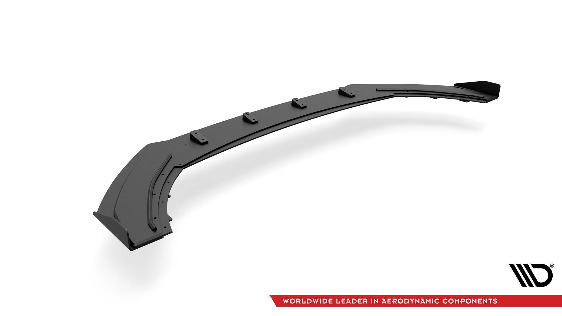 Maxton Design Street Pro Street+ Spoilerlippe Front Ansatz passend für + Flaps passend für Seat Leon FR Mk4 schwarz Hochglanz