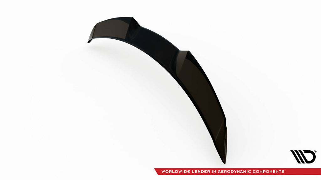 Maxton Design Höher Spoiler CAP 3D passend für Lexus RX F-Sport Mk4 Facelift schwarz Hochglanz
