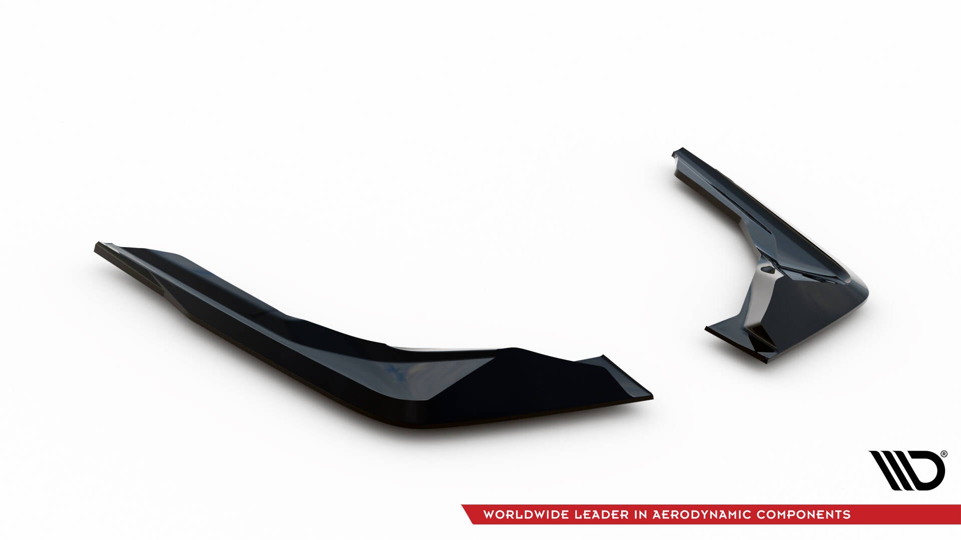 Maxton Design Heck Ansatz Flaps Diffusor passend für BMW M2 M-Performance G87 schwarz Hochglanz