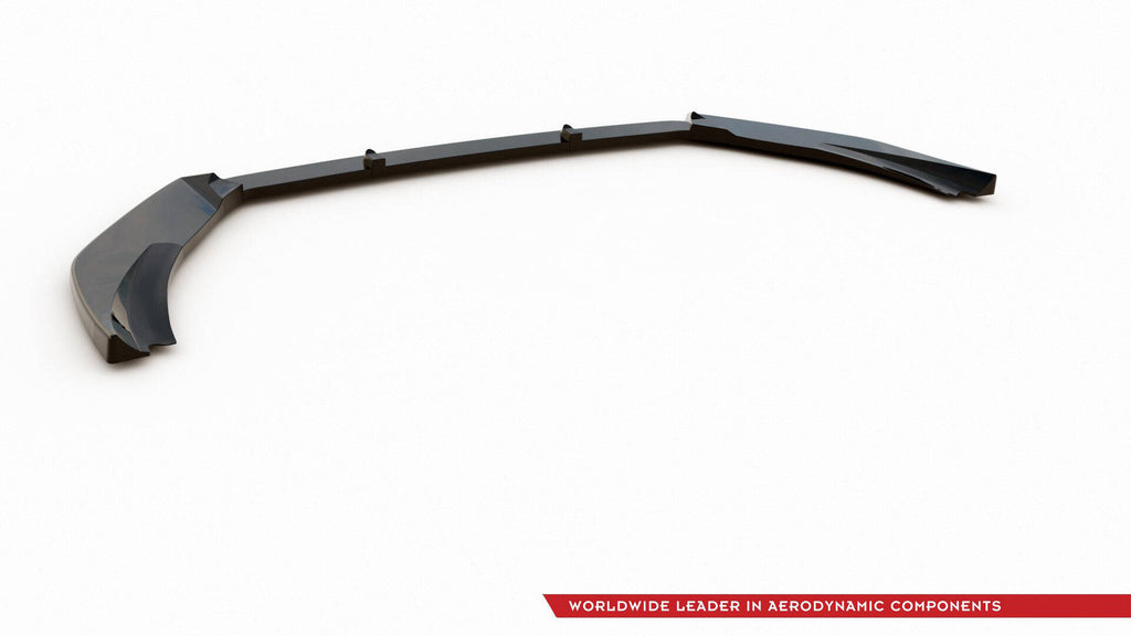 Maxton Design Street+ Spoilerlippe Front Ansatz V.7 passend für Ford Fiesta Mk8 ST / ST-Line schwarz Hochglanz
