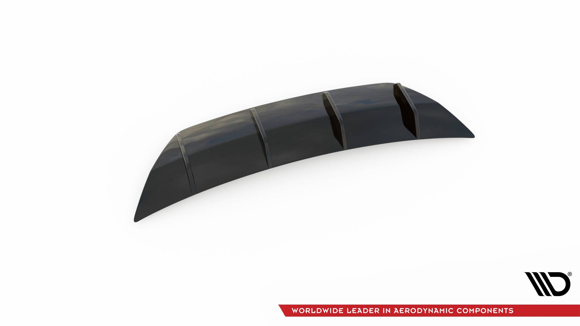 Maxton Design Diffusor Heck Ansatz passend für VW Atlas Cross Sport schwarz Hochglanz