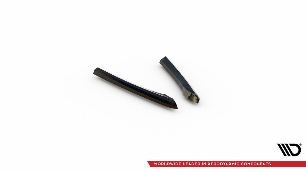Maxton Design Heck Ansatz Flaps Diffusor passend für Ford Mondeo Sport Mk5 Facelift / Fusion Sport Mk2 Facelift schwarz Hochglanz