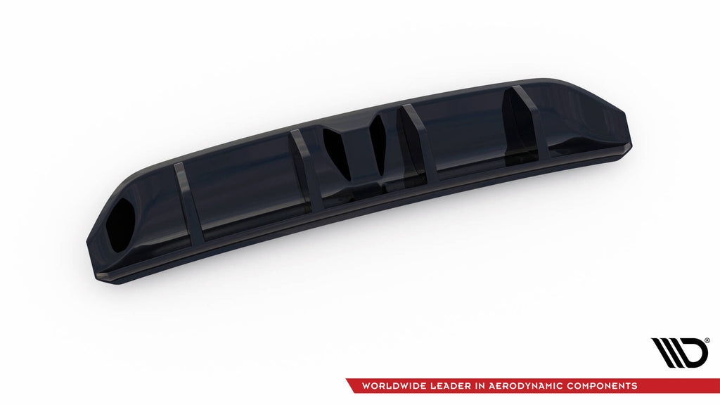 Maxton Design Diffusor Heck Ansatz passend für VW Arteon R-Line schwarz Hochglanz