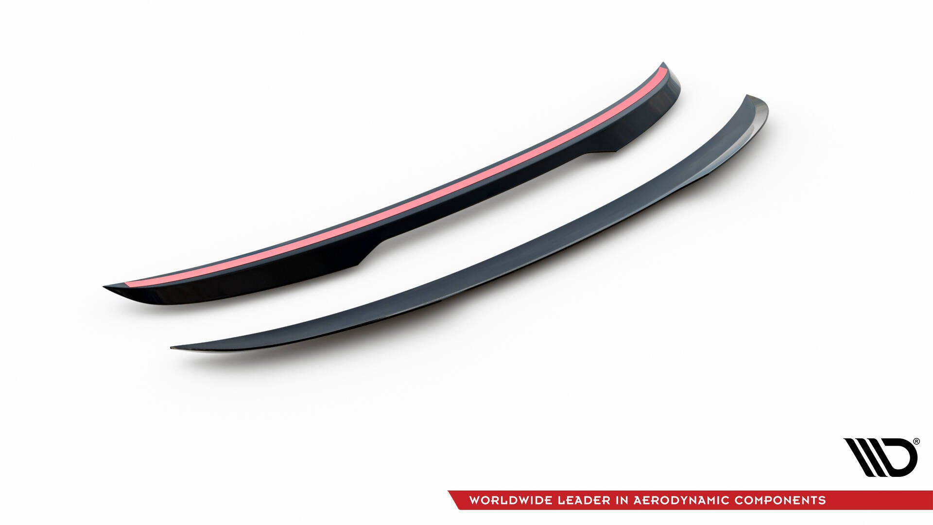 Maxton Design Niedriger Spoiler CAP passend für Porsche 911 992 GT3 schwarz Hochglanz