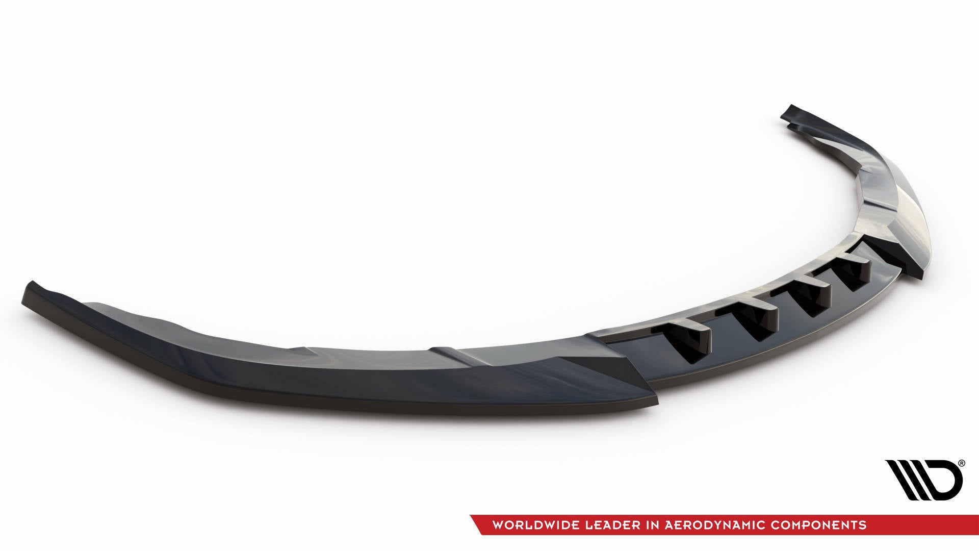 Maxton Design Street+ Spoilerlippe Front Ansatz V.1 passend für Porsche Panamera Turbo Sport Design Package 970 schwarz Hochglanz