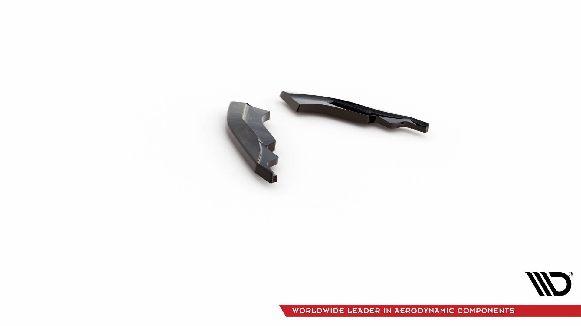 Maxton Design Heck Ansatz Flaps Diffusor passend für Jaguar F-Type X152 Facelift schwarz Hochglanz