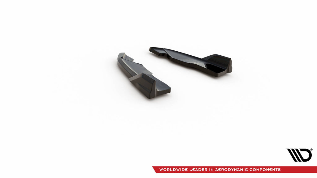 Maxton Design Heck Ansatz Flaps Diffusor passend für BMW X3 M-Paket F25 schwarz Hochglanz