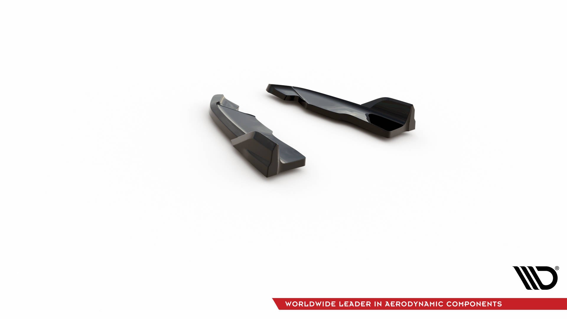 Maxton Design Heck Ansatz Flaps Diffusor passend für BMW X3 M-Paket F25 schwarz Hochglanz