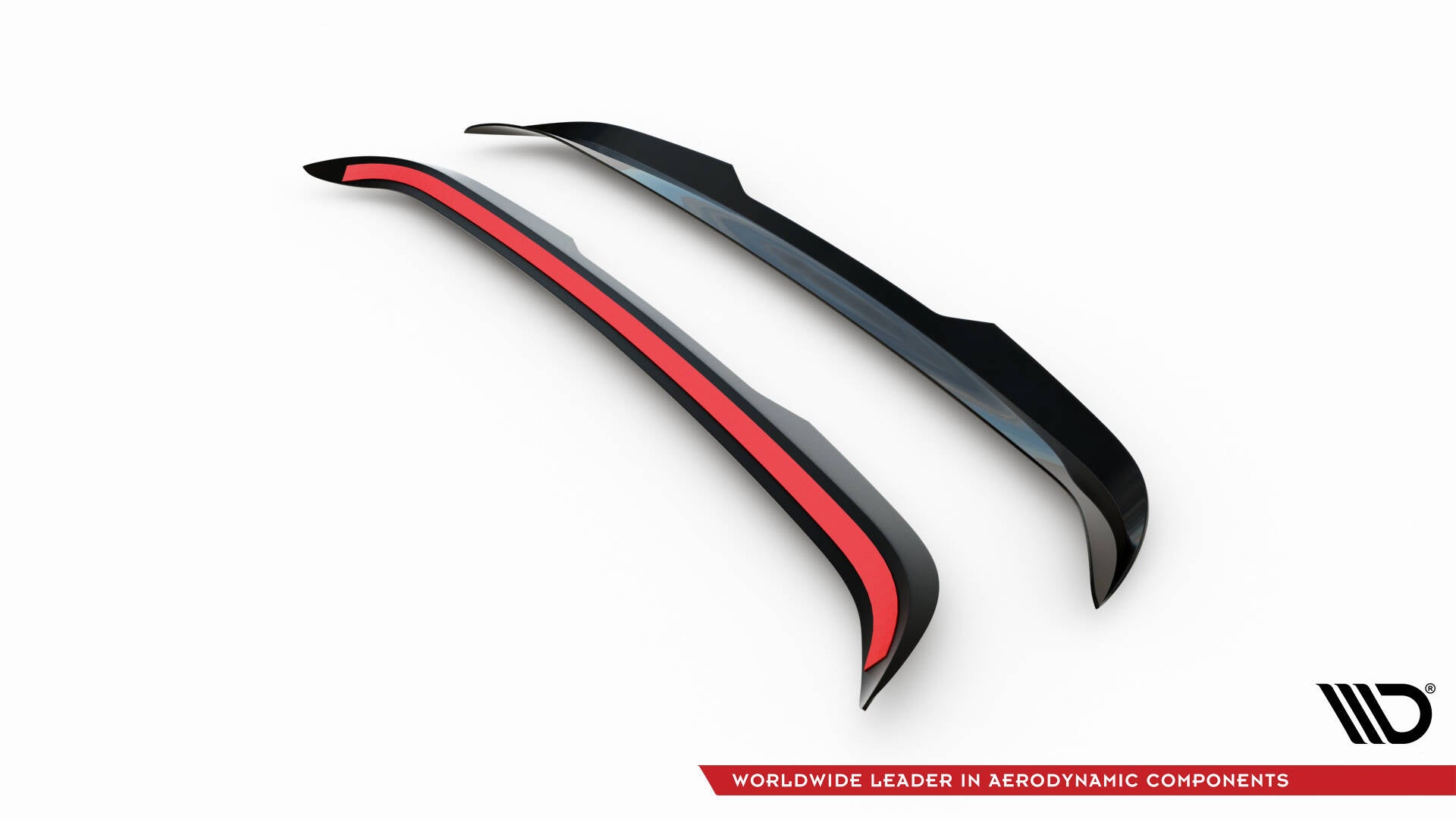Maxton Design Spoiler CAP passend für Ford Kuga ST-Line Mk2 schwarz Hochglanz