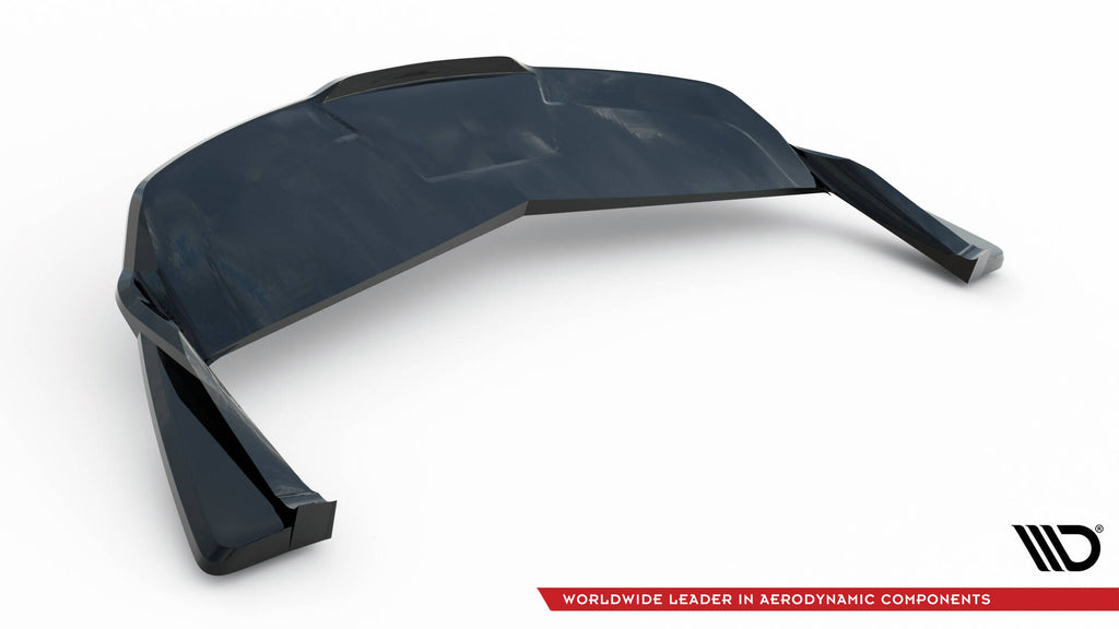 Maxton Design Street+ Mittlerer Diffusor RACE V.2 passend für Tesla Model S Plaid Mk1 Facelift schwarz Hochglanz