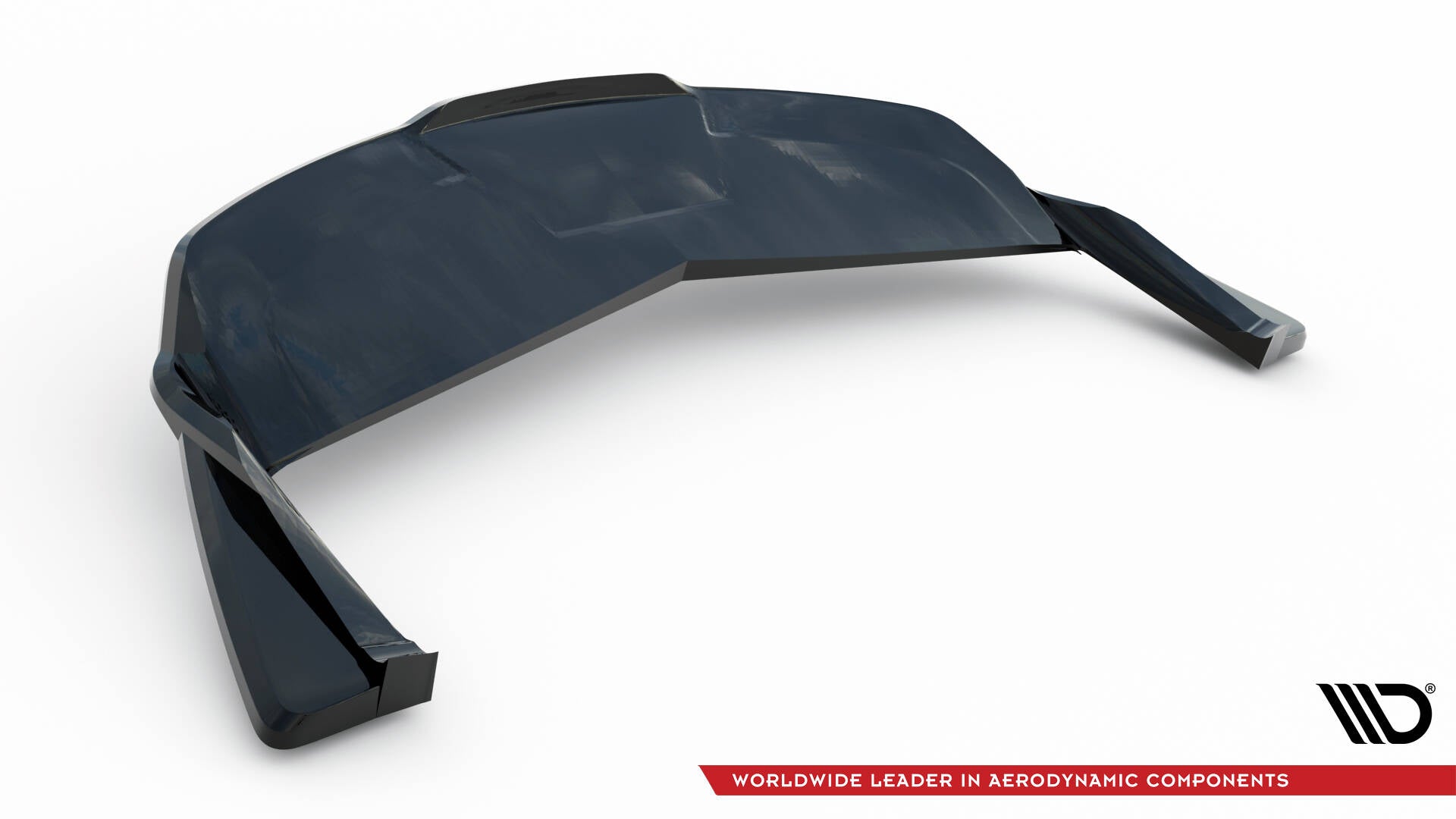 Maxton Design Street+ Mittlerer Diffusor RACE V.2 passend für Tesla Model S Plaid Mk1 Facelift schwarz Hochglanz