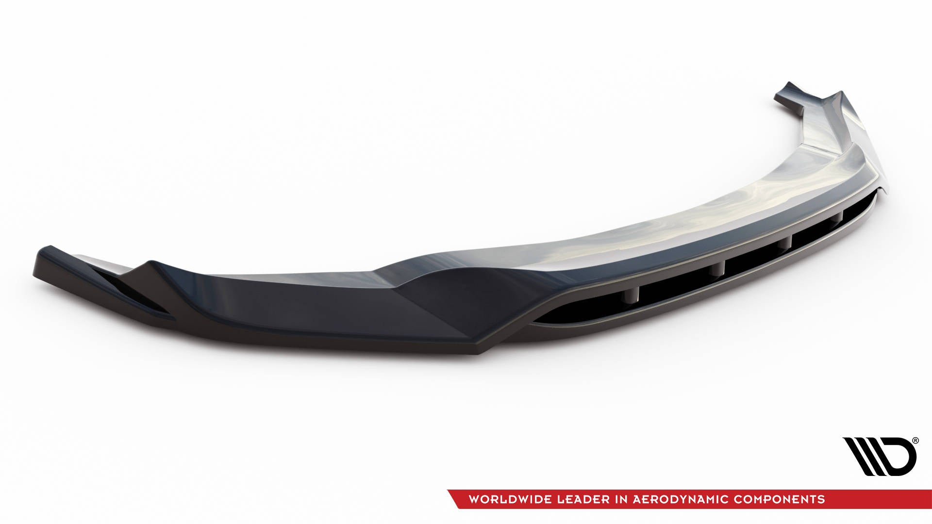 Maxton Design Street+ Spoilerlippe Front Ansatz V.3 passend für BMW X5 M F85 / X6 M F86 schwarz Hochglanz