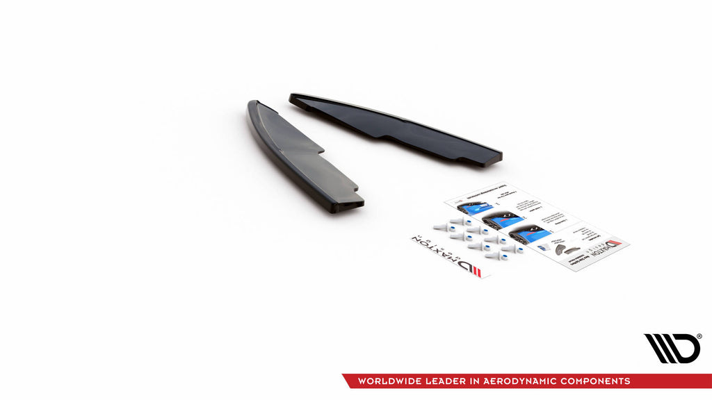 Maxton Design Heck Ansatz Flaps Diffusor für Ford Kuga ST-Line Mk3 Carbon Look