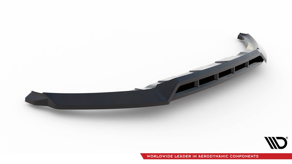 Maxton Design Street+ Spoilerlippe Front Ansatz passend für Jaguar F-Pace R-Sport X761 schwarz Hochglanz