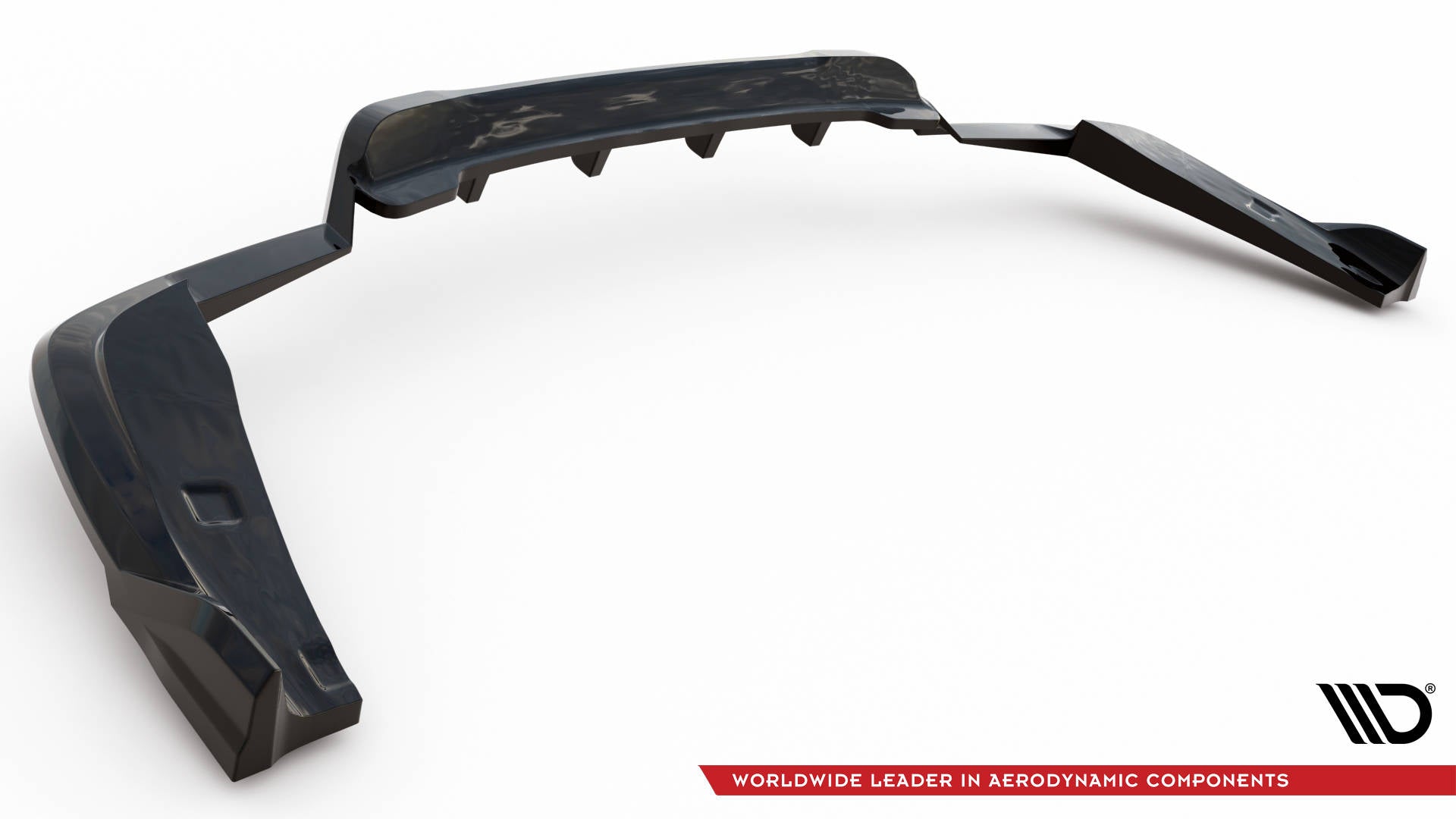 Maxton Design Street+ Mittlerer Diffusor RACE V.2 passend für BMW X4 M40i G02 schwarz Hochglanz