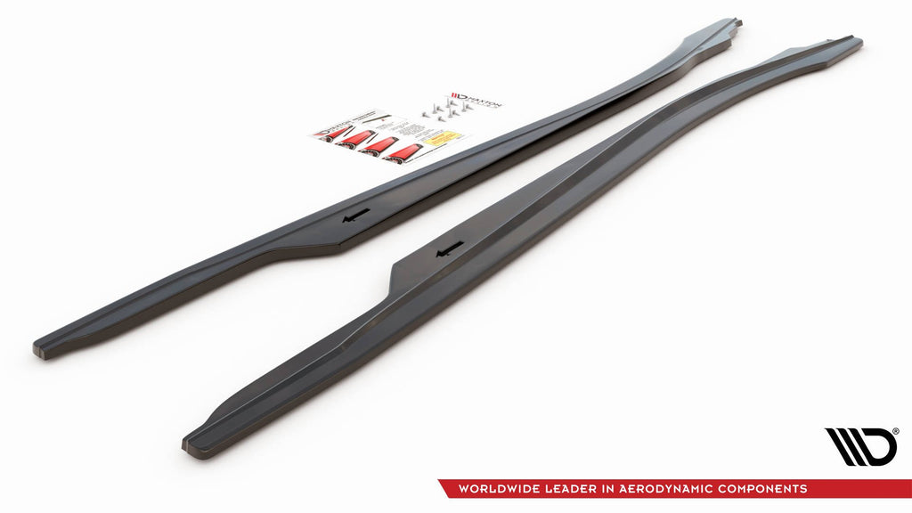 Maxton Design Seitenschweller Ansatz für Lexus LC 500 Carbon Look