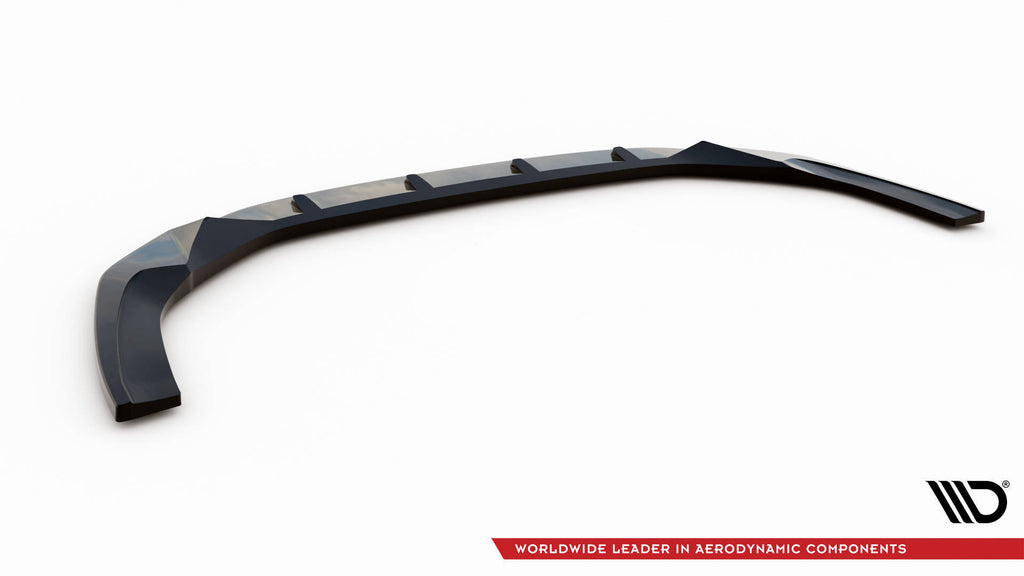 Maxton Design Street+ Spoilerlippe Front Ansatz V.1 passend für Audi RS3 Sportback 8Y schwarz Hochglanz