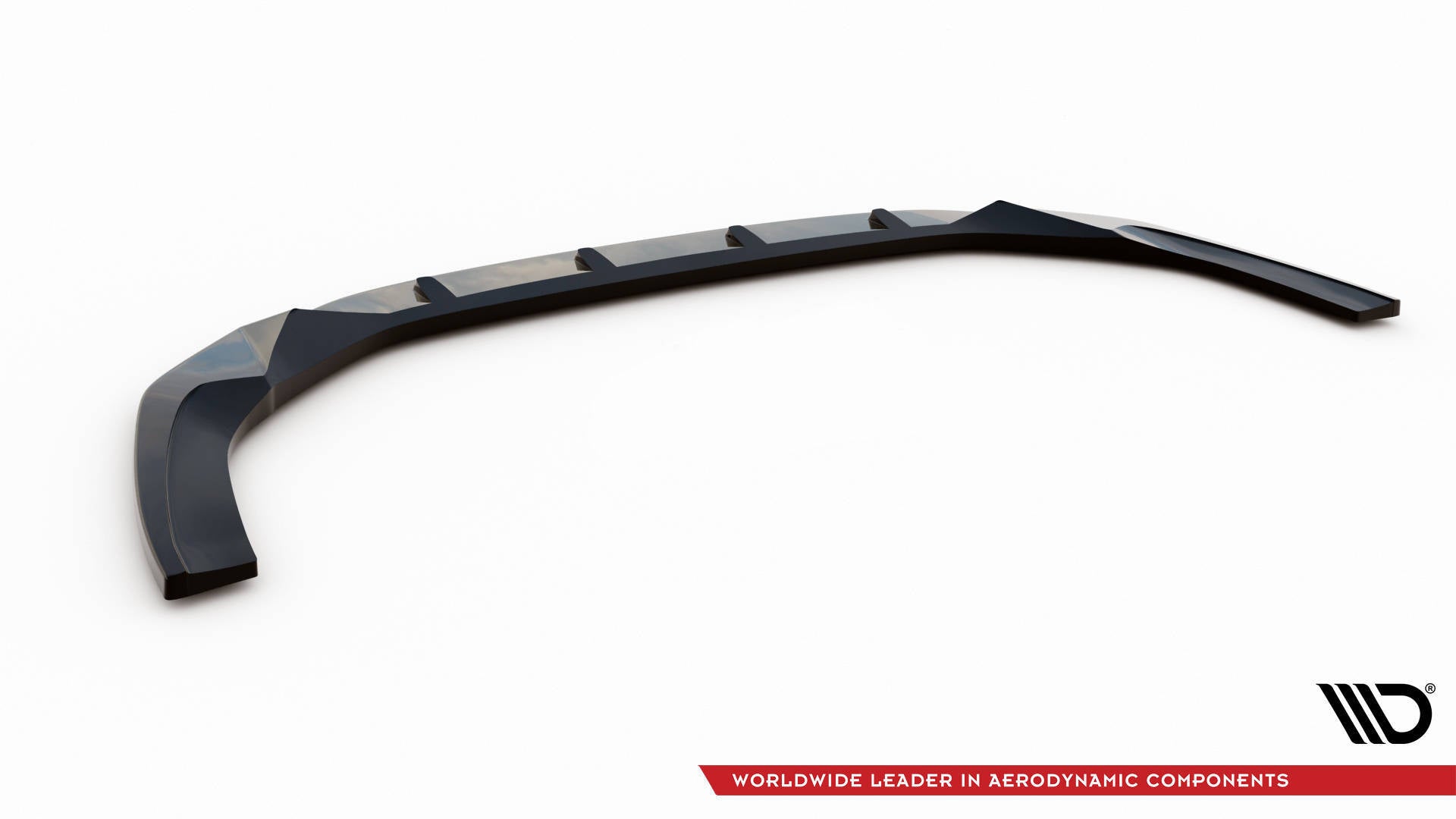 Maxton Design Street+ Spoilerlippe Front Ansatz V.1 passend für Audi RS3 Sportback 8Y schwarz Hochglanz