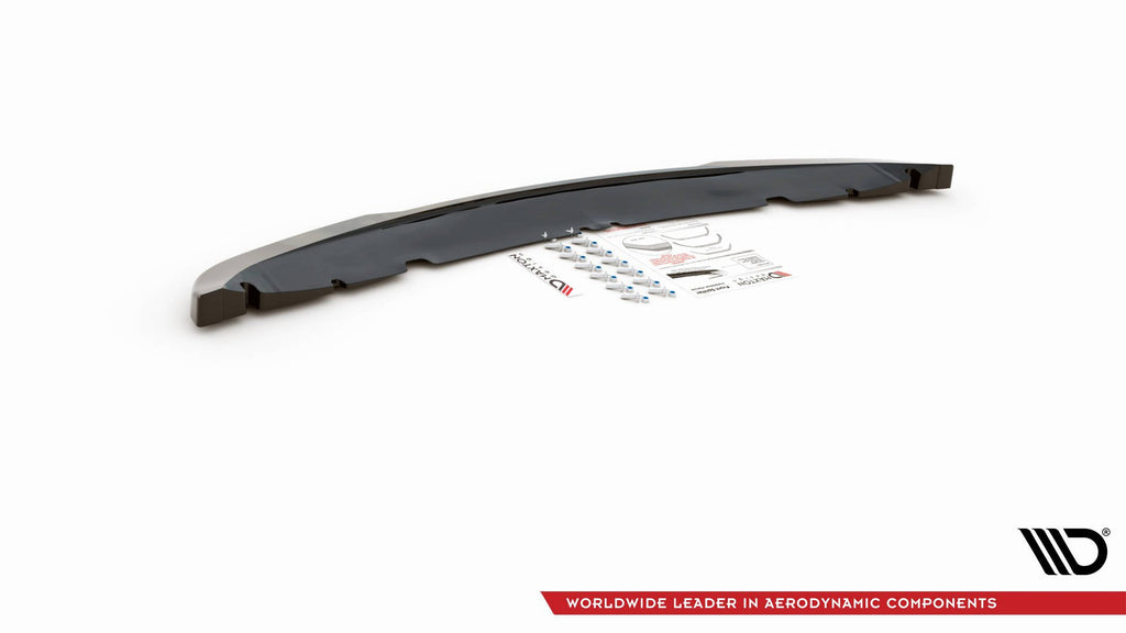 Maxton Design Street+ Spoilerlippe Front Ansatz passend für Mini Cooper / One R50 schwarz Hochglanz