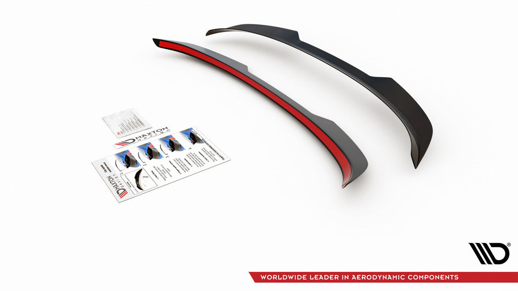 Maxton Design Spoiler CAP passend für Ford Fiesta ST Mk7 FL schwarz Hochglanz