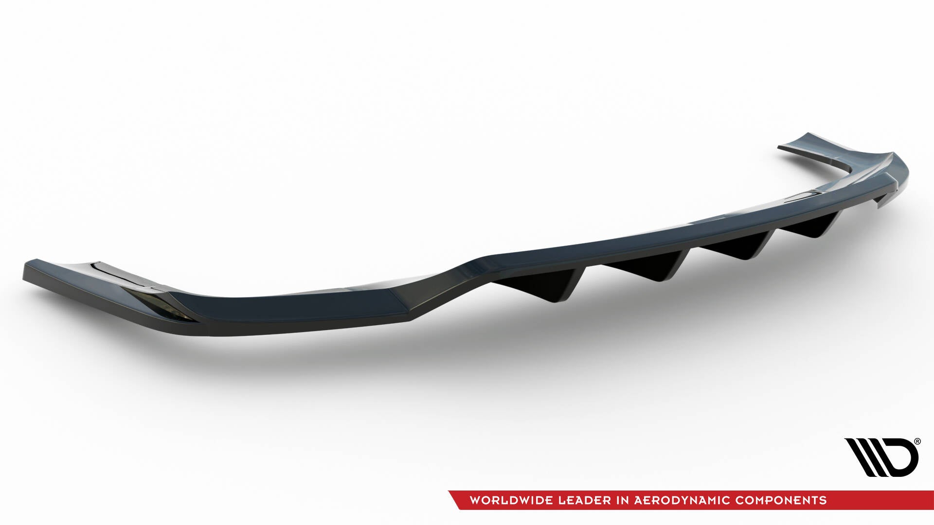 Maxton Design Street+ Mittlerer Diffusor RACE passend für Mercedes-Benz GLE SUV AMG-Line W167 / W167 Facelift schwarz Hochglanz
