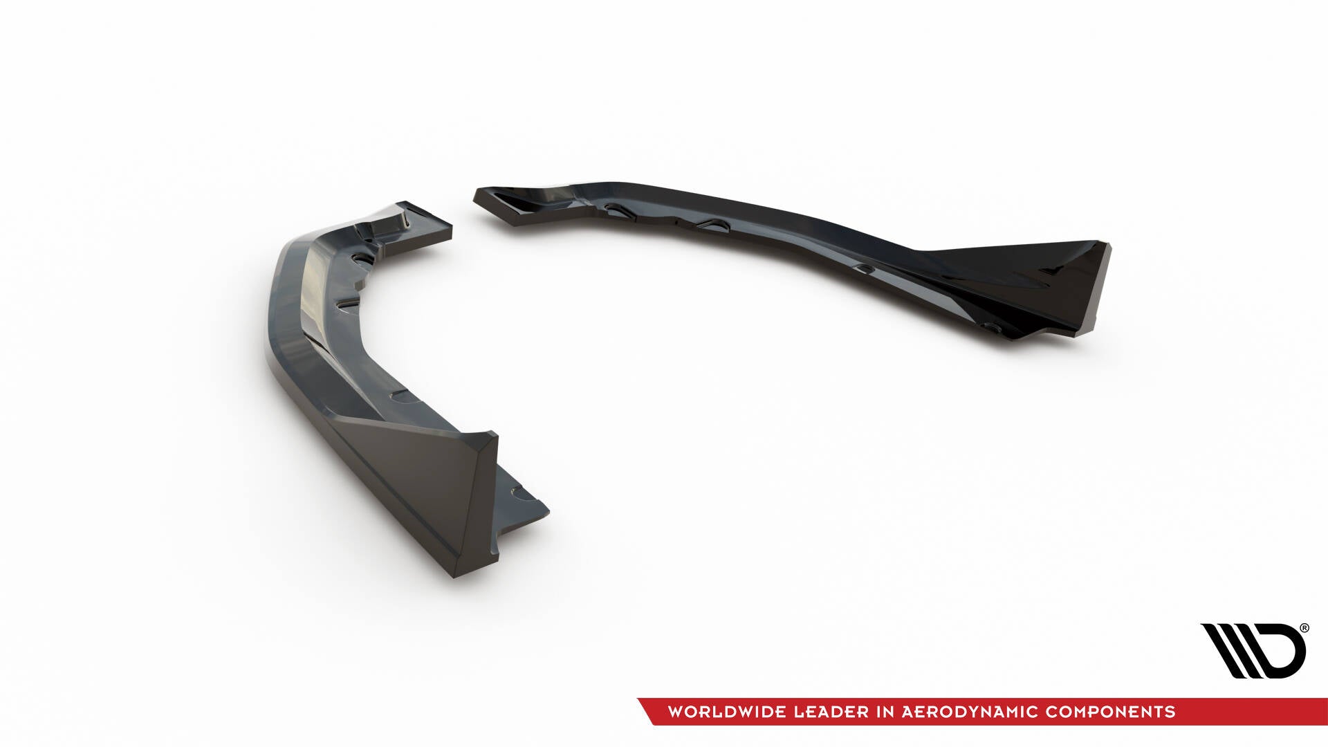 Maxton Design Heck Ansatz Flaps Diffusor V.4 passend für BMW M4 G82 / G82 Facelift schwarz Hochglanz