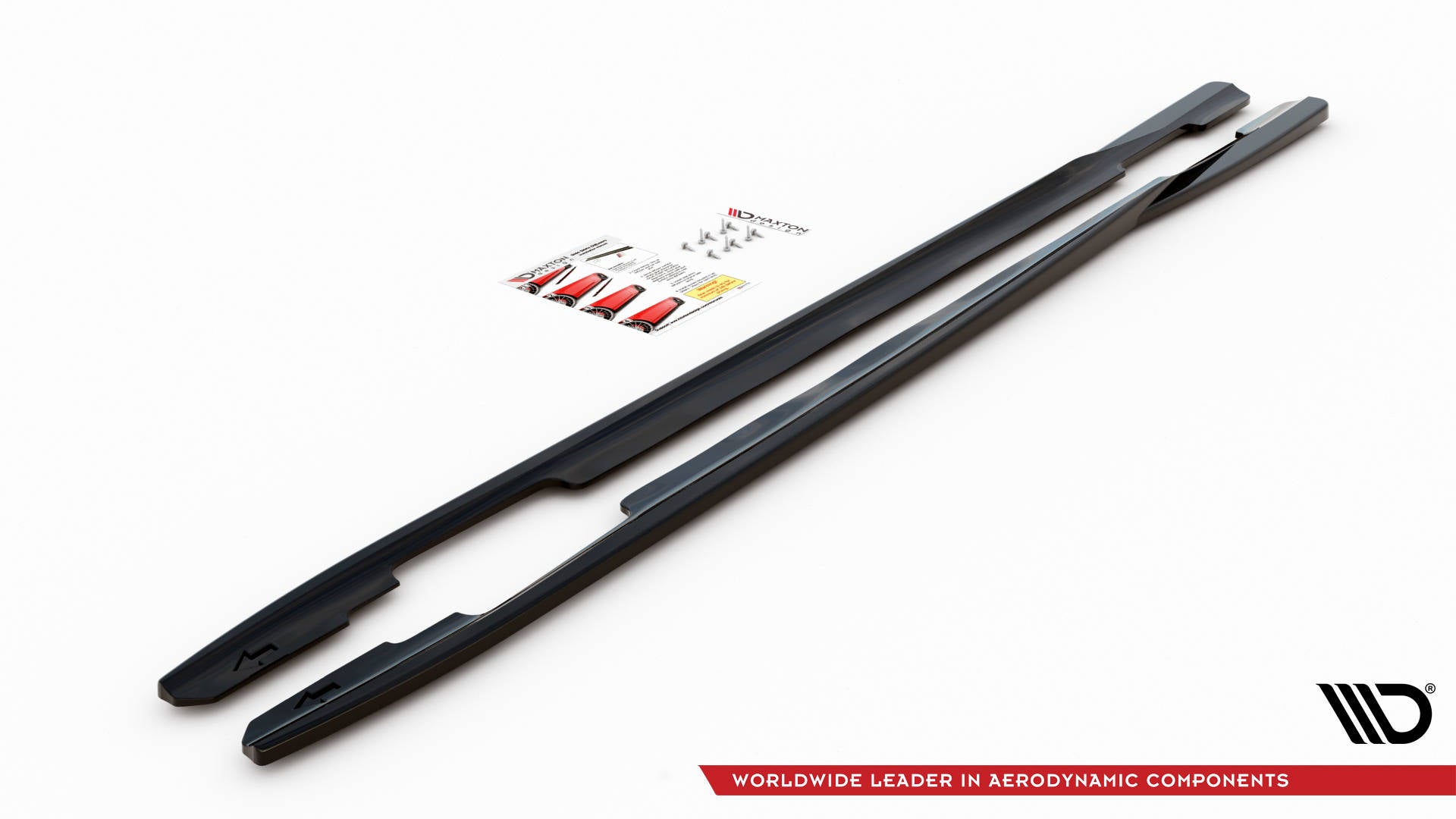 Maxton Design Street+ Seitenschweller Leisten passend für Ford Mondeo ST-Line Mk5 Facelift schwarz Hochglanz