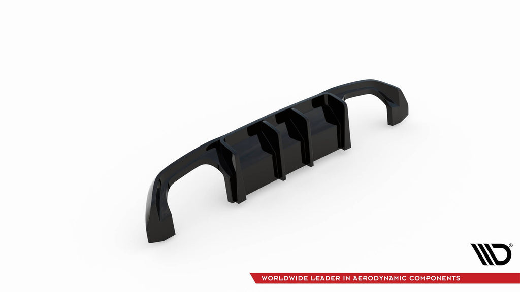 Maxton Design Diffusor Heck Ansatz passend für BMW M2 F87 schwarz Hochglanz