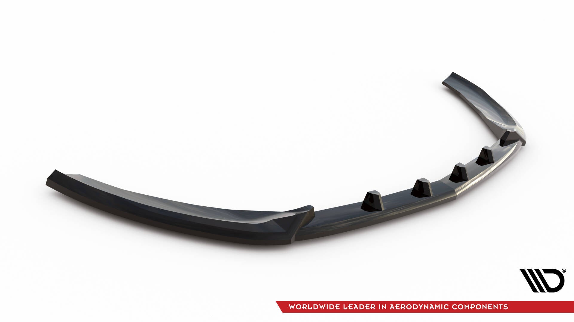 Maxton Design Street+ Spoilerlippe Front Ansatz V.2 passend für Mercedes-Benz S Coupe AMG-Line C217 Facelift schwarz Hochglanz