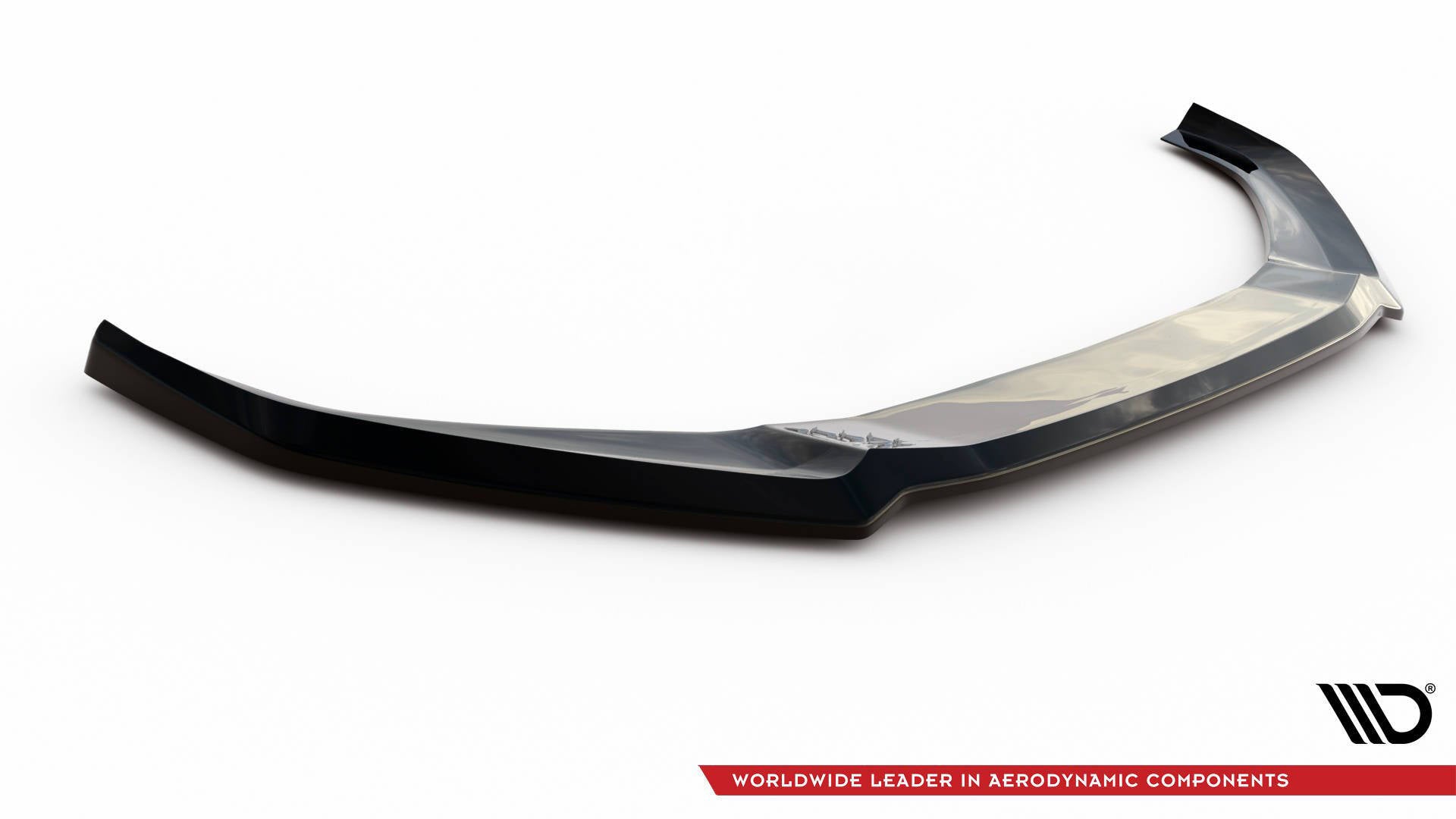 Maxton Design Street+ Spoilerlippe Front Ansatz V.4 passend für Audi S4 / A4 S-Line B9 schwarz Hochglanz
